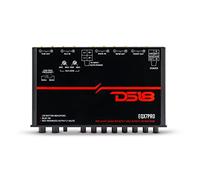 DS18 EQX7PRO Ecualizador de Audio/Crossover Entrada de Alto Nivel de 7 Bandas, Encendido automático, Salida de subwoofer, filtros Ajustables, indicador LED de Alto Voltaje, Entrada RCA, Ideal para