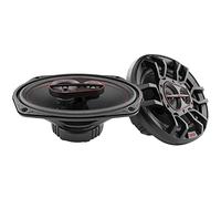 DS18 Gen-X6.9 6x9 180 Watts de 4 vías Altavoces coaxiales con Malla de Parrillas 4-Ohms - Vendido como un par de 2 Negro