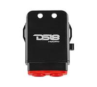 DS18 Hydro MFH4 - Portafusibles marinos 4 AWG, impermeable, funda de silicona roja, incluye accesorios de latón