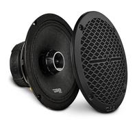 DS18 Pro-ZT8 - Altavoces de Rango Medio de Audio Profesional de 2 vías de 8 Pulgadas con Tweeter de Bala Integrado, 4 ohmios, 550 W máximo, 275 W RMS, Parrilla de Malla de Metal roja incluida (1