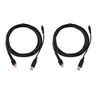 DS3678 - Cable USB CBA-U42-S07PAR USB-A a RJ-45 para escáner de código de barras Zebra DS3678 DS3678-SR DS3678-DP LI3608 LI3678 DS3600 DS3608 DS8108 3M/9.8FT Straight 12V