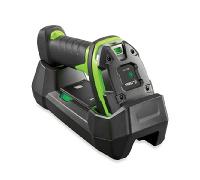 DS3678-XR RUGGED GREEN VIBRATION MOTOR STANDARD CRADLE USB (NO CORD) KIT: SCANNER SHIELDED USB CABLE (SUPPORTS 12V P/S) CRADLE POWER SUPPLY