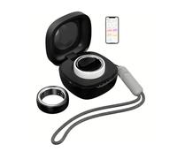Dsacxixai Anillo Inteligente para Hombres y Mujeres, Salud para monitorear el Estado físico, frecuencia del sueño, Anillos de monitoreo de Estado físico Impermeables (16#)