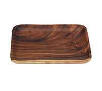 Dsacxixai Corbeille a Fruit, 16.5x12.5x2cm en Bois Multifonctionnel Panier à Fruits pour le Stockage des Fruits, des Légumes et du Pain (25 * 12.5 * 2cm)