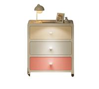 Dsacxixai Meuble de Rangement, Multi Couche Macaron Couleur Grande Capacité Caissons de Rangement pour Chambre à Coucher Bureau (3 Layer)