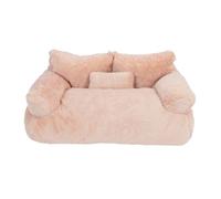 Dsacxixai Panier Chat, Confortable Amovible Lavable Chaud Doux Niche Chat pour Animal D’intérieur (L)