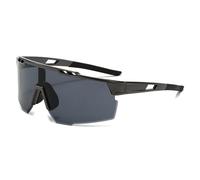 DSAFHIU Gafas de ciclismo universales, resistentes al viento, for deportes al aire libre, ciclismo, running, protección UV400.(Gun frame gray)