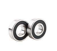 DSAINT 5/10PCS S6001RS Rodamiento 12 * 28 * 8mm ABEC-5 440C Acero inoxidable S 6001RS Rodamientos de bolas 6001 2RS Rodamiento de bolas de acero inoxidable (Color : 5PCS, Tamaño: S6001-2RS 12x28x8mm)