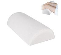 DSAoTeng Almohada de rodilla para dormir de espalda, ergonómica de espuma viscoelástica, multifuncional, media luna, cojín de apoyo suave para rodilla, tobillo, cadera, cuello, alivio del dolor