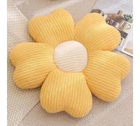 DSAoTeng Almohadas en forma de flor, cojín de felpa floral de pétalos de Sakura suave para sofá cama, almohada decorativa para dormitorio, sala de estar, rincón de lectura, asiento de ventana, tatami