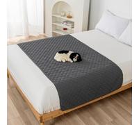DSAoTeng Almohadillas impermeables para cama para mascotas, protector de colchón acolchado antideslizante reutilizable para mascotas, manta absorbente para perros, gatos, muebles, alfombrilla lavable