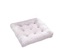 DSAoTeng Cojines de asiento de terciopelo para interiores y exteriores, cojín cuadrado grueso de tatami, almohadilla de asiento de color sólido, cálido y suave, para cocina, comedor, oficina, ventana