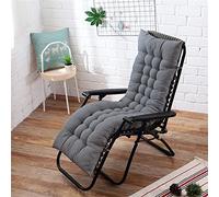 DSAoTeng Cojines de repuesto para tumbona, cojín para banco de jardín con cubierta superior gruesa, cojín para mecedora para interiores y exteriores, jardín, patio (gris plateado, 110 x 40 cm)