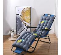 DSAoTeng - Cojines de repuesto para tumbona con cubierta superior gruesa, cojín para banco de jardín y silla reclinable para interior y exterior (piña, 48 * 160 cm)