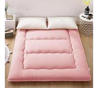 DSAoTeng Colchón de futón japonés - Colchón tatami plegable grueso de tamaño individual, almohadilla de dormir acolchada enrollable, futón portátil para sala de estar, dormitorio, cama de invitados