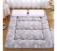 DSAoTeng Colchón de futón japonés - Colchón tatami plegable grueso de tamaño individual, almohadilla de dormir acolchada enrollable, futón portátil para sala de estar, dormitorio, cama de invitados