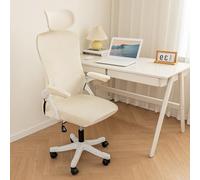 DSAoTeng Juego de fundas ergonómicas para sillas de oficina, modernas, minimalistas, elásticas, de jacquard, 3 piezas, fundas extraíbles gruesas y a prueba de polvo, para silla giratoria ejecutiva de