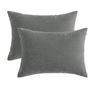 DSAoTeng Paquete de 2 almohadas pequeñas - 11 x 7 pulgadas de microfibra mini almohada de viaje para cuello, rodilla, soporte lumbar, suave, lavable, para mascotas, gatos, perros, cojín para dormir