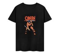 DSCXSD Conan The Barbarian Movie TV Show Men's Black T-Shirt Black