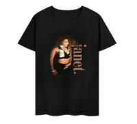 DSCXSD DSTI Vintage Janet Jackson World Tour T-Shirt, Funny Vintage Gift for Her Him All ... Black Black