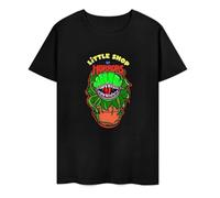 DSCXSD EXVXZ Little Shop of Horrors T-Shirt Top Film culte Des années 80 Fan Horror Sci FI Noir, Couleur 11, M