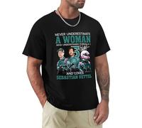 DSCXSD Sebastian-Vettel-Retro-T-Shirt-Plain-Funnys