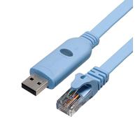 DSD TECH Cable serie SH-RJ45K USB a RS485 con interfaz RJ45 y chip FTDI incorporado