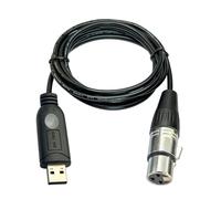 DSD TECH SH-AU20A Cable USB a XLR para micrófonos dinámicos(5.9FT)