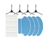 DSDBDNN Compatible con aspiradoras robot RobZone Duoro X-Clean, accesorios de repuesto, cepillo lateral, filtro HEPA, mopa, paño de limpieza.