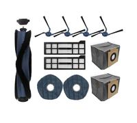 DSDBDNN Compatible con X10 Pro Omni T2351 Robot Aspirador Piezas de Repuesto Rodillo Principal Cepillo Lateral Filtro HEPA Mopa Almohadilla Paño Bolsa for Polvo