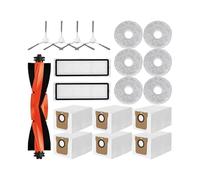 DSDBDNN Compatible con Xiaomi Robot Aspirador X20+ / X20 Plus Accesorios de Repuesto Cepillo Lateral Principal Filtro HEPA Paño de Fregona Bolsa for Polvo