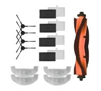 DSDBDNN Juego de mopa con filtro y cepillo lateral principal compatible con aspiradoras Mova E10/E20 PLUS, accesorios de repuesto, herramienta de mopa con filtro.