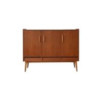 DSeenLeap Aparador Retro de Madera de Cerezo Muebles de Almacenamiento para Comedor Gabinete de Almacenamiento para baño Gabinete de despensa de Cocina Aparador de Comedor (Un Color 150x40x113cm)