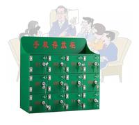 DSeenLeap Armario para teléfono móvil, Armario de Pared para Guardar el teléfono móvil con asa y Cerradura de Seguridad, Organizador para Guardar el teléfono móvil en el Aula (Verde, 20 Unidades)