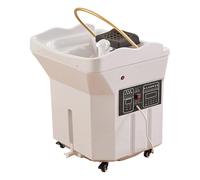 DSeenLeap Cabezal de Lavado extraíble para salón de Belleza, Lavabo para champú para Terapia de SPA con circulación de Agua, Cuenco para champú, Cama para Peluquero