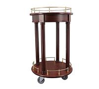 DSeenLeap Carrito de Camping para Catering, Cocina, Bebidas, diseño Moderno, 2 Niveles, para el hogar y la Sala de Estar