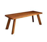 DSeenLeap Escritorio para computadora Escritorio para computadora portátil de Madera Maciza, Mesa de Estudio de Banco de Trabajo Rectangular para Oficina en casa, fácil de Montar (220x60x75 cm)