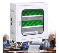 DSeenLeap Estación de Carga para teléfono Celular, Armario Organizador, Armario de Almacenamiento para 60 teléfonos celulares para bibliotecas de oficinas Escolares (40 Ranuras)