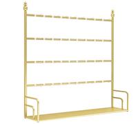 DSeenLeap Estante de exhibición de Metal Resistente para Ropa, Organizador de Calcetines, Ropa Interior, joyeros, Estante Multifuncional para boutiques de centros comerciales (120 x 35 x 150 cm)