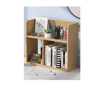 DSeenLeap Estantería de bambú para Escritorio con cajones, Organizador de Escritorio, Estante de exhibición para Suministros de Oficina en casa, Ahorra Espacio (B 50 cm)