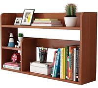 DSeenLeap Estantería de Libros Estantería de Escritorio Estantes de Madera Multicapa Estantes de Archivos de Oficina Estanterías Estante de Almacenamiento de Cocina Estantes de exhibición (D)