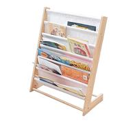 DSeenLeap Estantería de Moda Estantería de Madera Maciza Estantería de Almacenamiento espaciosa Estantería de Estante Simple Estantería Hermosa y práctica Estanterías Que no tiemblan