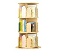 DSeenLeap Estantería giratoria de Madera para Libros, estantería de pie de 2, 3, 4 y 5 Niveles, para el hogar y la Oficina, Ahorra Espacio (Madera de 3 Capas, 43 x 96 cm)