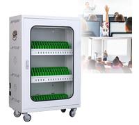 DSeenLeap Gabinete de Carga para teléfono móvil Recargable por USB con Ruedas universales, gabinete de Carga Seguro para teléfono móvil (60)