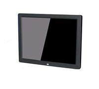 DSeenLeap Marco de Fotos 15Inelectrónico, Pantalla de Alta definición Led Álbum de Fotos Digital Batería de Litio Máquina de Video ultradelgada Calendario de música (con Enchufe Recto de 16G 12In)