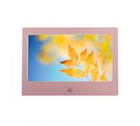 DSeenLeap Marco de Fotos 7In8In10Inled Metal Digital Álbum de Fotos electrónico Máquina publicitaria Máquina Antigua Reproducción de Video (Rosa 8)