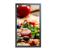 DSeenLeap Marco de Fotos Digital de Alta definición de 24 x 27 x 32 Pulgadas, máquina publicitaria, Reproductor de Video, fácil de configurar, con Sensor de Movimiento (Negro de 32 Pulgadas)