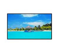 DSeenLeap Marco de Fotos Digital de Alta definición de 32 Pulgadas, Pantalla IPS, máquina de Publicidad montada en la Pared, con Almacenamiento de 32 GB, fácil de Usar (Negro)