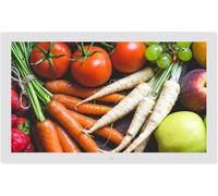 DSeenLeap Marco de Fotos Digital Grande de 32 Pulgadas, Pantalla IPS de 1920 x 1080, Sensor de Movimiento Inteligente, Plug and Play, fácil configuración (Blanco)