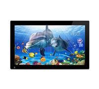 DSeenLeap Marco de Fotos Digital IPS de 18,5/19 Pulgadas Álbum de Fotos electrónico Máquina publicitaria montada en la Pared Admite HDMI 1080P (Negro)